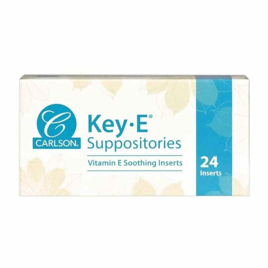 Key-E Natural Vitamin E Suppositories, CL